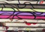 Durable Floral Sofa Velvet Upholstery Fabric Bonded Polyester Pongee Fabric