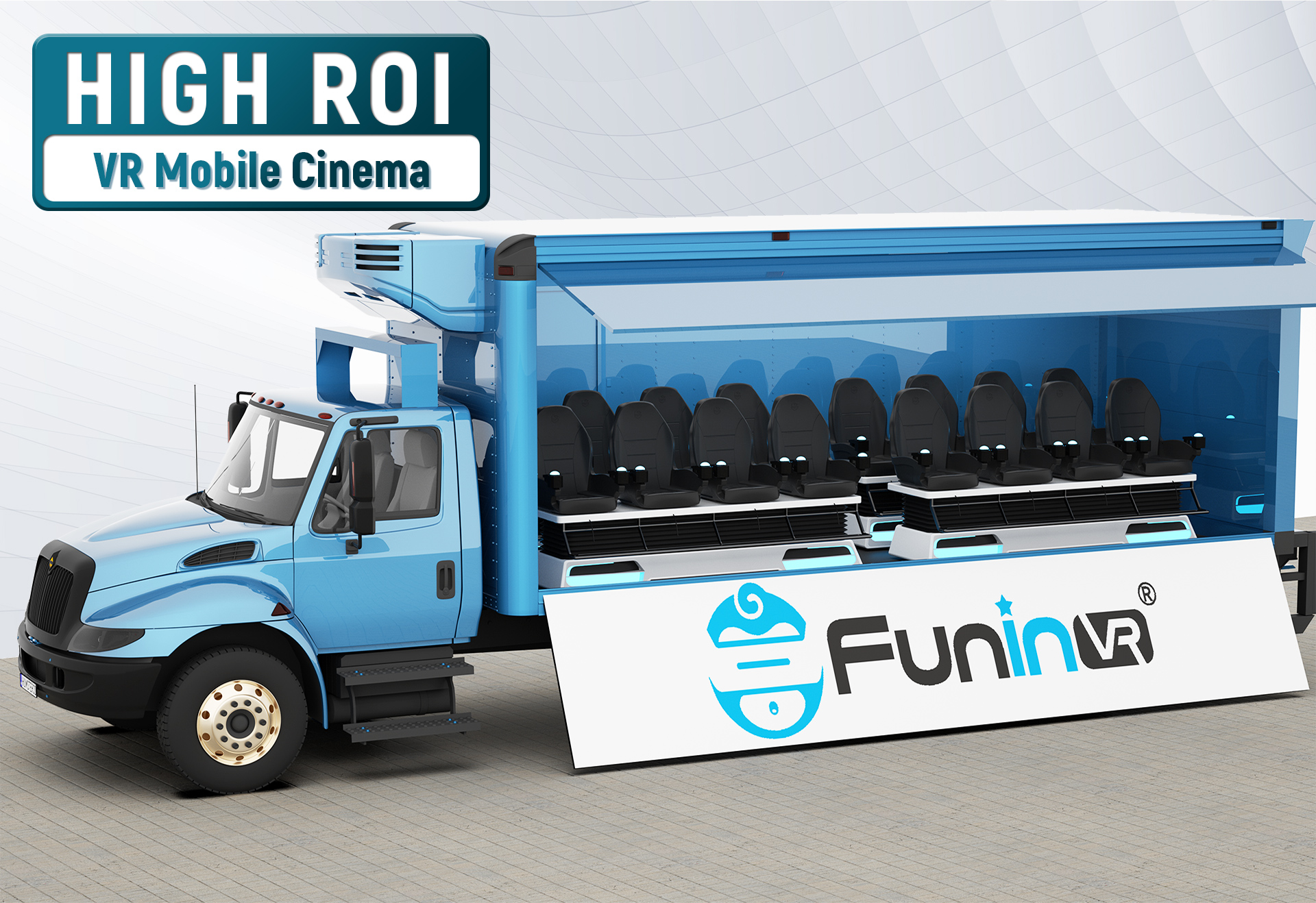 4 seats vr simulator 9D Cinema Simulator / Deepoon E3 9D Virtual Reality Machine