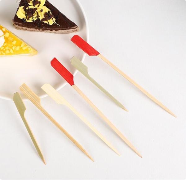 Buy cheap FSC Outdoor Biodegradable Disposable Tableware , Disposable Bamboo Paddle Skewers from wholesalers