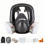 Gas Mask Spray Paint Organic Gas Dust Mask Durable TPE Activated Carbon Face