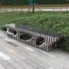 Buy cheap Excellent Adhesion 2800mm Stainless Steel Garden Benches from wholesalers