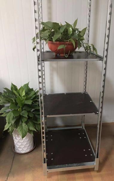 Buy cheap Plywood Flower Cart CC Racks / Danish Flower Trolley Galvanized Surface Treatment from wholesalers