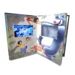 Hot Selling 1GB Digital Video Booklet , 7 Inch Promotional Video Greeting Cards