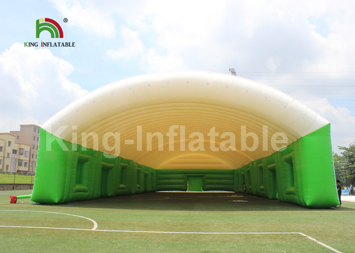 Custom Large PVC Material Green Inflatable Event Tent For Advertising