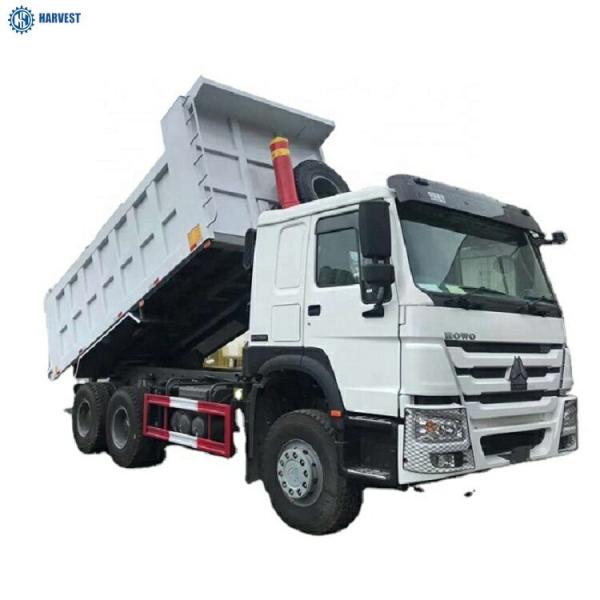 Buy cheap 30 ton Howo 375hp 2014 Dump Second Hand Truck With New Bucket / Tyres from wholesalers