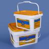 Buy cheap 20L Capacity Square Shape Plastic Bait Bucket for Fishing Adventures from wholesalers