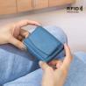 Buy cheap ANTI-THEFT BRUSH WOMEN'S LEATHER WALLET SHORT CARD BAG THREE FOLD SMALL WALLET RFID MINI COWHIDE COIN WALLET CROSS-BORDE from wholesalers