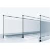 Buy cheap Balcony Stainless Steel Glass Railing Post Aluminum U Channel 900-1200mm Height from wholesalers