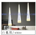 The Torch Shape LED Pendant Lights Dining Room800*70*1000MM Silvery