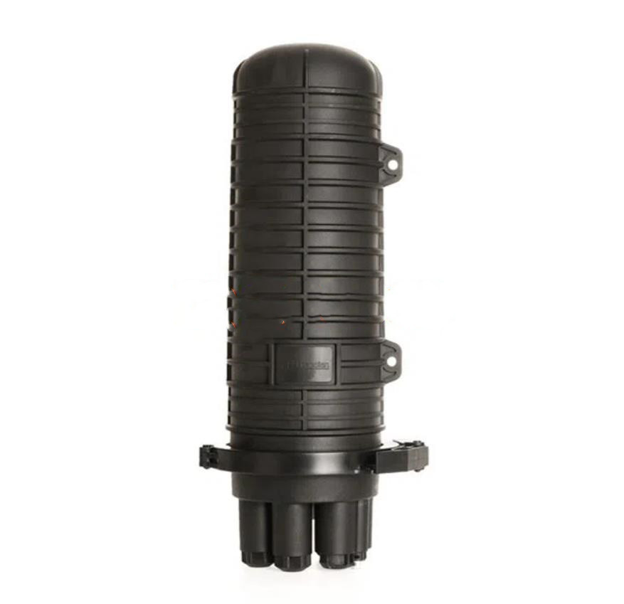 144 Core Wall Mounting Dome Fiber Splice Closure Mechanical Seal 1 Uncut 4 Branch Ports