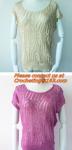 Blouse, clothing, garment, Hollow out, belt, sexy knitted, crover up, crochet,