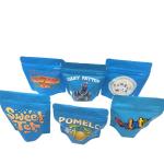 HACCP Custom Food Packaging Bags 210mm 3 Side Seal Flat Pouch