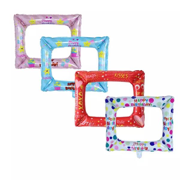 Buy cheap Family Wedding Party Photo Frame Balloons Square Foil Birthday Balloon For Home from wholesalers