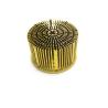Buy cheap Anodizing Golden Cold Forging Heat Sink Round For LED Grow Light from wholesalers