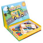 OEM Educational Magnetic Puzzle Box Traffic Theme For 2 Year Olds Kids