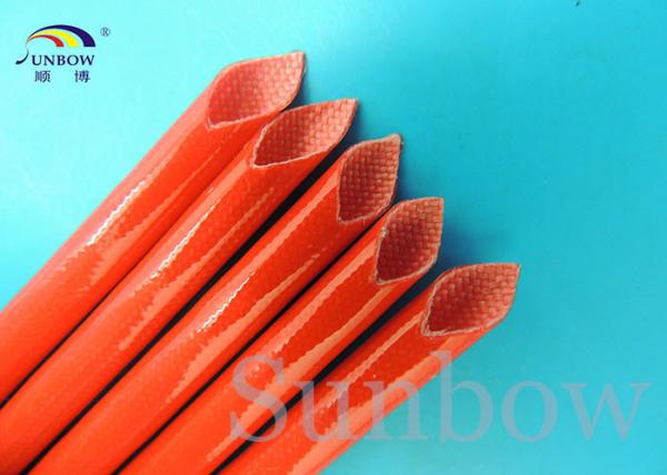 Buy cheap GLASS FIBRE SILICONE WIRE SLEEVING SILICONE FIBERGLASS SLEEVING from wholesalers