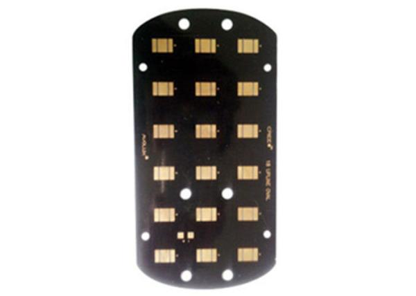 Buy cheap Black soldermask aluminum pcb manufacturer heavy copper for hot led product from wholesalers