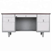 Buy cheap Knocked Down Waterproof Powder Coated Steel Computer Desk product