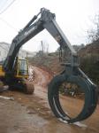 Long Durability Logging Grapple Excavator Log Grab Electric Hydraulic Grab