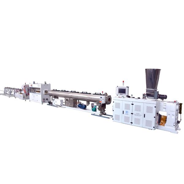 Buy cheap High Output 160/200/250mm 6"-10"inch PVC UPVC Pipe Production Machines With Energy Saving Conic Twin Screw 80/156 from wholesalers