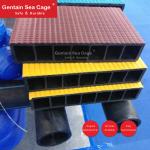 High Flexibility Fishing Trap Net Cage , Hdpe Fish Cage Corrosion Resistance