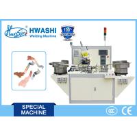 Buy cheap CE Electrical Parts Automatic Assembly And Welding Machine With Vibration Plate product