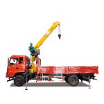 Hydraulic Truck Crane 8 Ton Hydraulic Crane With Telescopic Boom Cranes