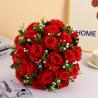 Buy cheap Wholesale Wedding Faux Silk Fake Floral Bouquet Plastic Artificial Roses Flowers Balls for Wedding Centerpieces from wholesalers