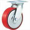 Buy cheap heavy duty cast iron PU caster wheels 4 inch from wholesalers