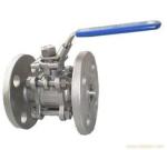 3-pc stainless steel flange ball full port valves ss304 CF8M
