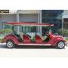 Buy cheap Graceful Design Classic Golf Cart 8 Seater Red Color With 30 Km/H Max Speed from wholesalers