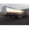 Buy cheap Edible Oil Aluminium Tanker Trailer 50 000 Liters Volume 24000kg Axle Load from wholesalers