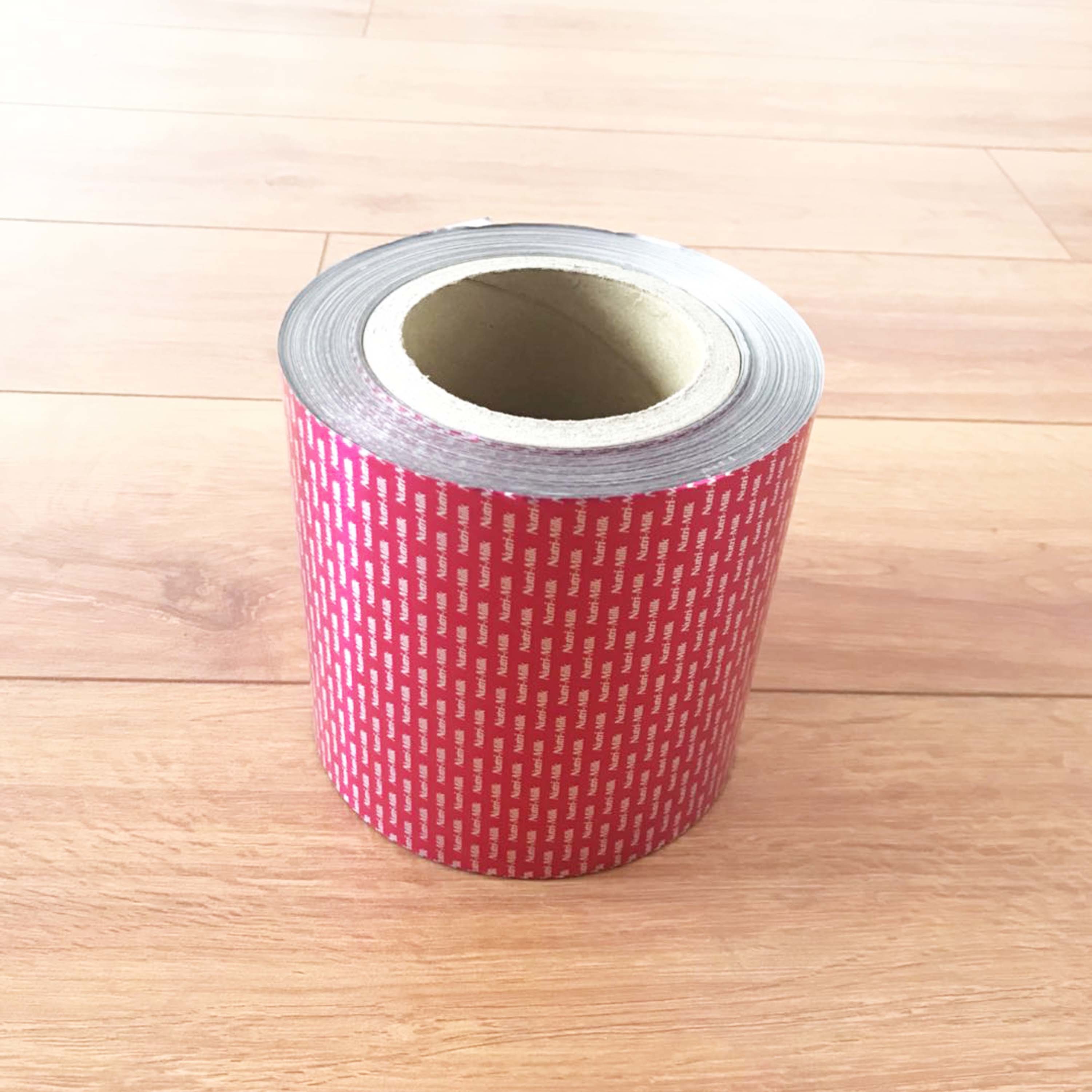 FDA Aluminum Foil Laminated Roll Film 0.2mm 0.3mm Thick Yogurt Ice Cream packing