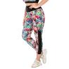 Buy cheap Athletic Patterned Yoga Pants Quick Dry Breathable Women Plus Size Floral Print Leggings from wholesalers