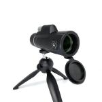Black Cell Phone Monocular Telescope Life Waterproof BKA4 For Travelling