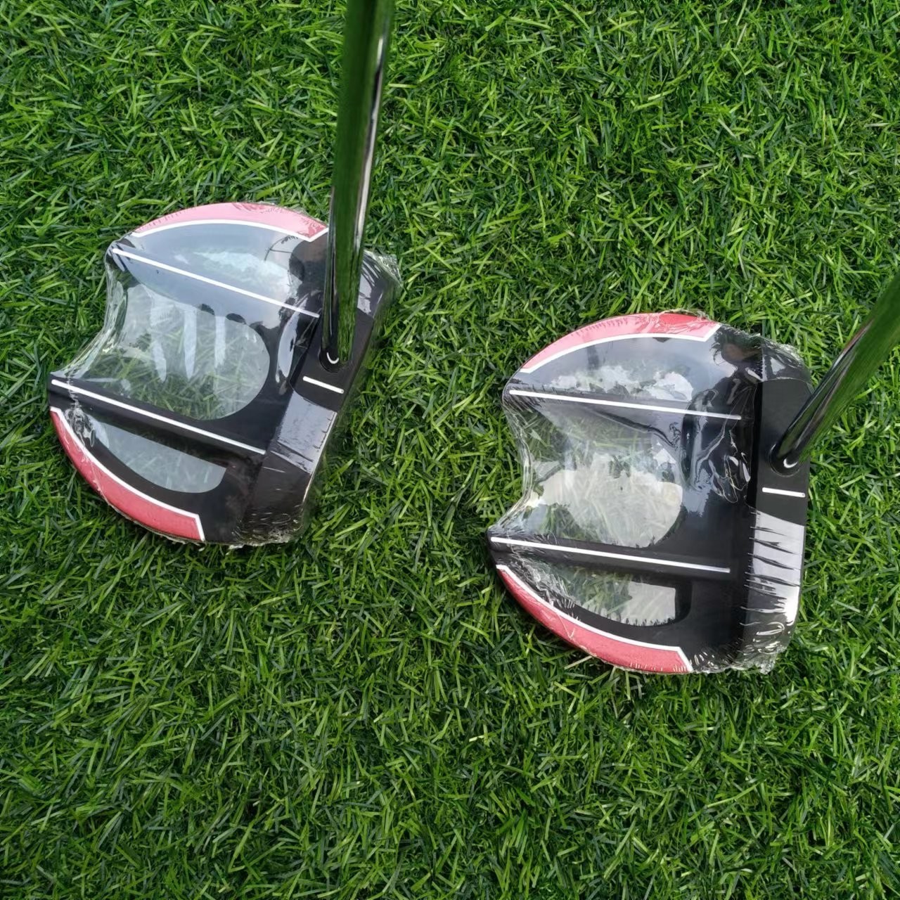 mallet golf putter, golf head , golf putter , complete golf putter
