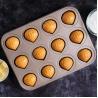 Buy cheap 12-Piece Cartoon Chestnut Madeline Mold Household Cupcake Non-Stick Baking Pan from wholesalers