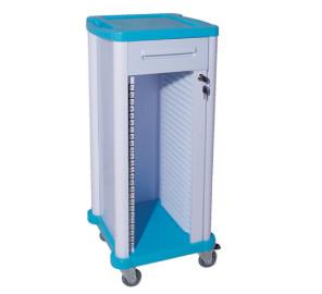 Buy cheap Low Noise Medical Record Cabinet High Performance Movable Files Storage Trolley from wholesalers