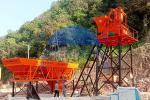 HZS35 Skip Hoist Fully Automatic Concrete Batching Plant, Concrete Batching and