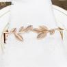 Buy cheap Table Leaf Napkin Rings , Metal Gold Napkin Rings For Wedding Party Dinner from wholesalers