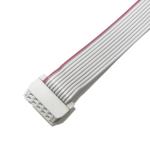 2 Row Flat Ribbon Cable Assembly AWM UL2651 10 Pins To Female IDC