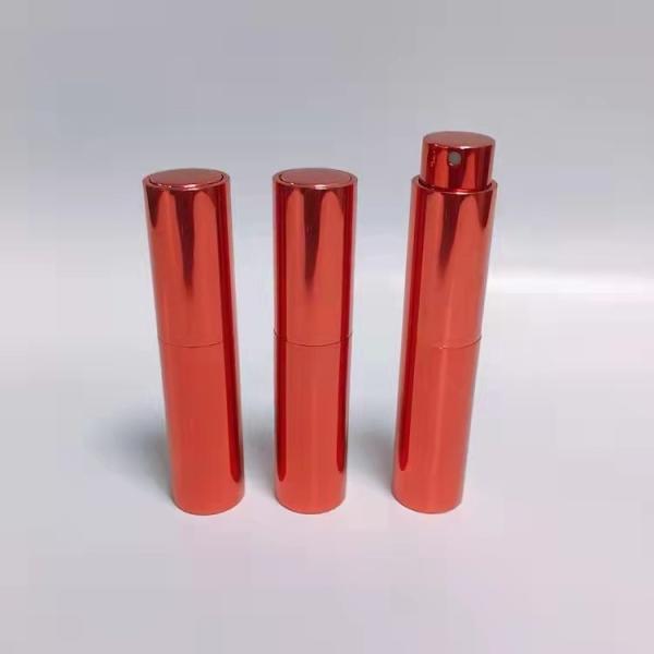 Buy cheap 10ml Aluminum Shell Glass Bottle Luxury Refillable Perfume Bottle from wholesalers