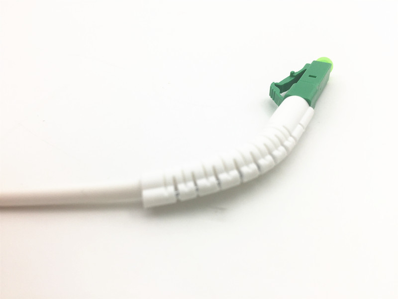 LC Flex Angle Boot FFiber Optical Patch Cord LC/UPC To LC/APC Single Mode Simplex 3.0mm LSZH