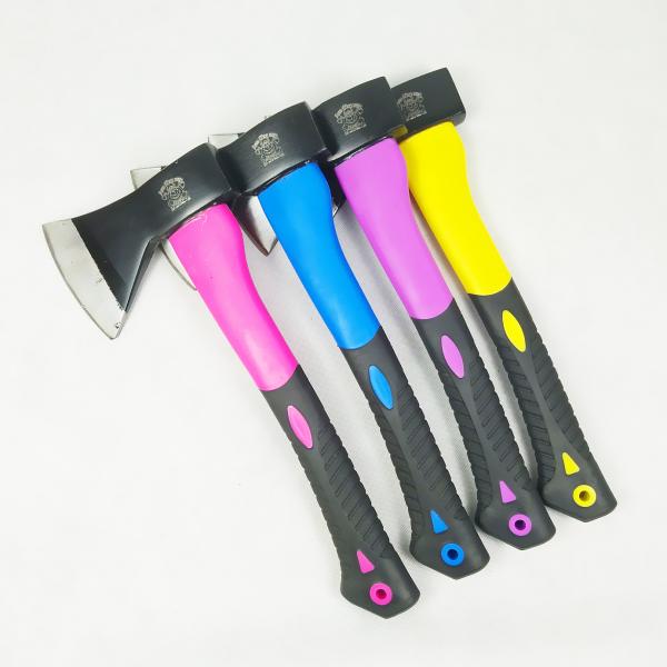 Buy cheap #45 Forged Carbon Steel Colored Plastic Handle Working Axe in Hand Tools (XL0136) from wholesalers
