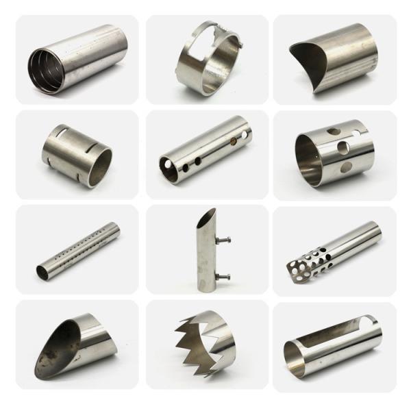 Buy cheap 0.5mm OEM Laser Cutting Round Tube CNC Tube Stainless Steel Pipe Fabrication from wholesalers