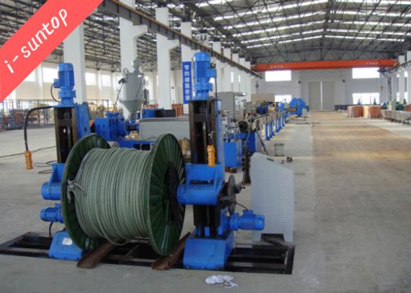 Buy cheap Automatic Halogen Free 90r/Min Cable Sheathing Machine Cable Extrusion Line from wholesalers