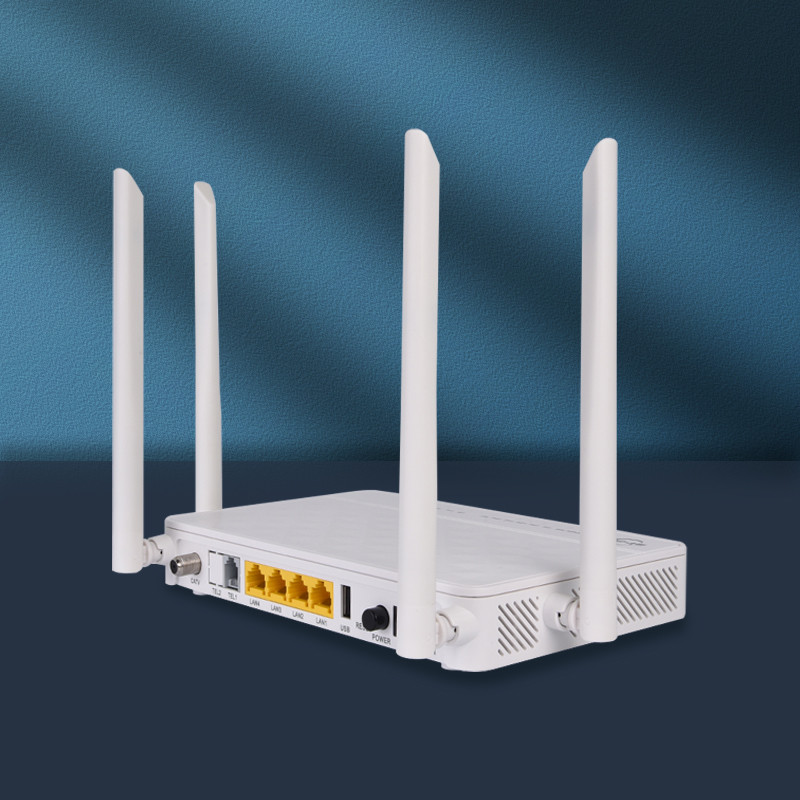 HGU FTTH 4 Port Dual Band ONU Wifi Data Communication Equipment