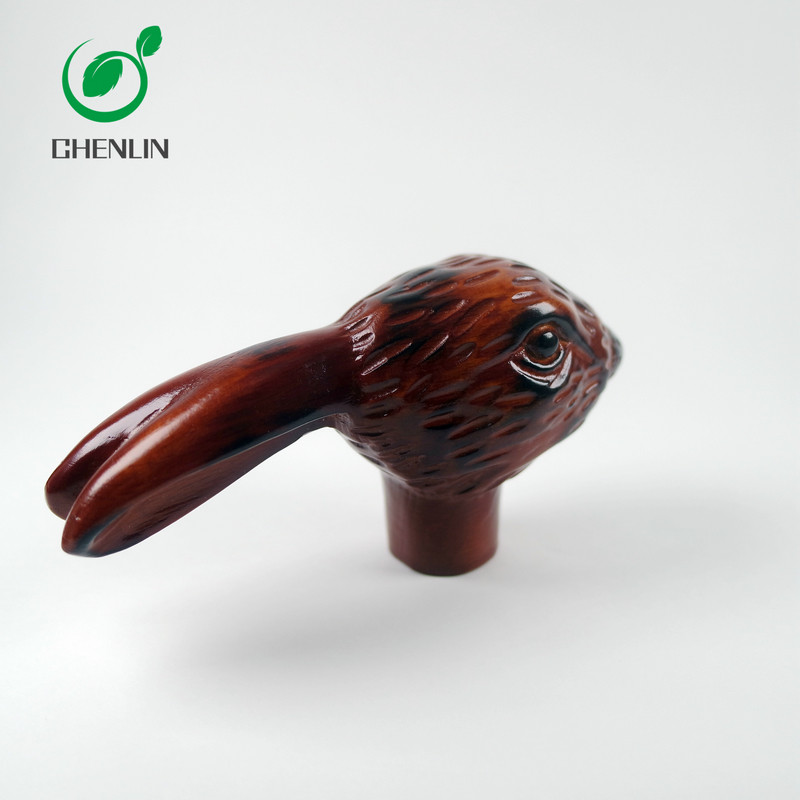 Precision Fine Carving Wooden Umbrella Handle Umbrella Duck Handle Uv Resistant