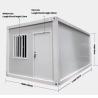 Buy cheap Wood grain color container villa living container construction site dormitory office container mobile room from wholesalers