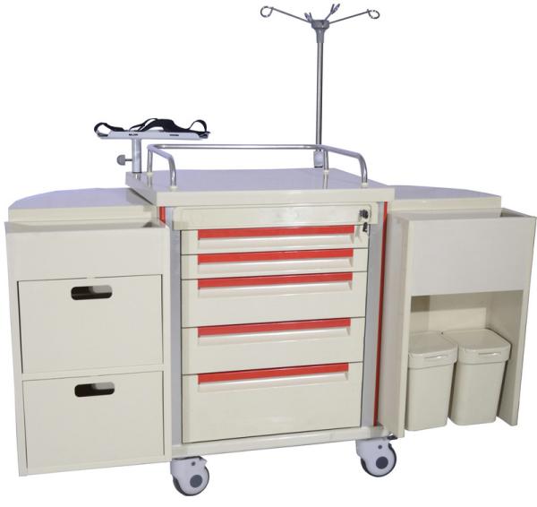Buy cheap Mobile Nurse Medical Trolleys For Emergency Nursing Workstation from wholesalers